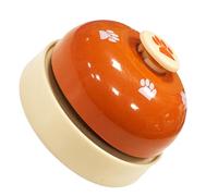 AMSLSIU Interactive Sensory Toys Child Busy Boards Accessories Bell for Engaging Playtime, Orange dog paw print