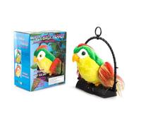 AMSLSIU Interactive Talking Parrot P Mimic Voice Educational Toy For Kids Over 4 - Educational Early Learning Toy To Train, green