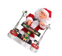AMSLSIU Kids Electric Santa Claus Playing Realistic Piano Music Dolls Cute Saxophone Toys Exquisite Drum Toy Christmas Decorations, Colorful