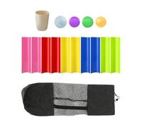 AMSLSIU Kids Group Learning Exercise Outdoor Activities Pipeline Communication Team Building Game Fun Experience Pipeline Kits Golf Balls With Storage Bag, 30cm
