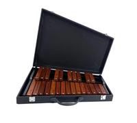 AMSLSIU Kids Percussion Music Hand Knock Piano Learning Experience With Wood Soprano Glockenspiel 25 Keys Early Childhood Education. Features 25 Different Tones, with case, 58x47x8cm