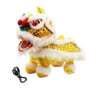 AMSLSIU Kids Singing Dancing Lion Electric Toy Plush Doll For Home Decoration And Learning About Cultural Heritage Singing Dancing Toy Lion New Year Gifts Ornament