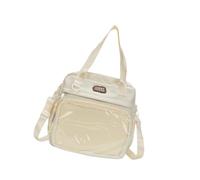 AMSLSIU Large Capacity Crossbody Bag Cute Front Window Storage Case Girl Storing Anime Figures In Style Making Easy For Ita Bag Handbag Multipurpose DIY Large Capacity, White, 31x9x31cm