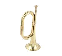 AMSLSIU Loud Sound Scouting Trumpet Bugle Full Brass Trumpet With Mouthpiece Premium Craftsmanship Band Performances Scouting Bugle Western Winds Instrument