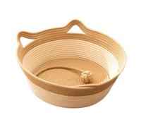 AMSLSIU Marvelous Cat Bed Cozy Pet House Chic Cave Nest Contemporary Sleeping Area Washable And Easy Cleaning. Puppy Warm Cave Sleeping Bed Small Dog House Kennel Pet Supplies, Brown, L