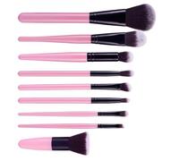 AMSLSIU Master Art Of Makeup With Professional Set - Beauty Excellence Defined Makeup Brush Set Professional ColorPink Black Cosmetic Brush Natural