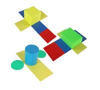 AMSLSIU Math Learning Toys Geometric Shapes Encourage Creative Play For Kids With Enhanced Visual Spatial Skills And Understanding Preschool Elementary Homeschool Supplies Teaching
