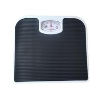 AMSLSIU Mechanical Body Weight Scale Traditional Style With Modern Accuracy Fast Response Non Slip Pad Dial Mechanical Scale, black, 26.5 * 24 * 4