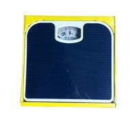 AMSLSIU Mechanical Body Weight Scale Traditional Style With Modern Accuracy Fast Response Non Slip Pad Dial Mechanical Scale, blue, 26.5 * 24 * 4
