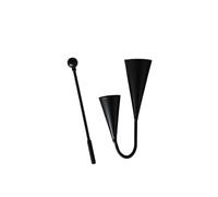 AMSLSIU Metal Double Bell Agogo Bell Unique Percussion Instrument Enhances Sensory Skills Improves Cognitive Growth And Creativity Percussion Agogo Bells Traditional Instrument, 18x11cm