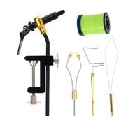 AMSLSIU Metal Fly Tying Finisher Knotter Durable Fly Tying Tools Designed for Beginners and Seasoned Anglers Pursuing Success Bobbin Thread Holder Bobbin Holder, Green