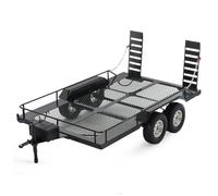 AMSLSIU Metal Trailer Kit For RC Crawler SCX10 II III 90046 Easy To Install Diverse Options Reliable Durable And Reliable