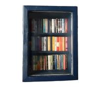 AMSLSIU Mini Books Bookshelf Stress Relief Anytime Anywhere Miniature Display Case Childrens Bookcases Children Bookshelf