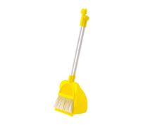AMSLSIU Mini Broom And Dustpan Set Encouraging Toddlers Housekeeping Role Play While Ensuring Long Lasting Usage And Fun Kids Cleaning Set Housekeeping Play Playhouse, yellow, 17x62cm