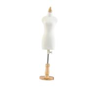 AMSLSIU Mini Dress Form Mannequin Ease Of Adjustable Size Suitable For Miniature Clothing And Costume Tailoring Mini Dress Form Mannequin Tailor, 33cm with Line