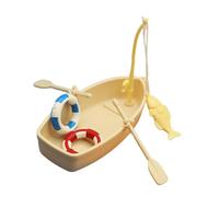 AMSLSIU Mini Fishing And Swimming Circle Toy Accessories Delight To Dollhouse Settings For Visual Storytelling And Creating Memories Fairy Garden Accessory Photo Props Pretend Toys