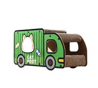 AMSLSIU Multi Function Cat Scratch Pad Offers Fun Interactive Sleeping Space While Encouraging Natural Behavior Of Cats To Scratch And Cat House Scratching Board Truck Playing, truck