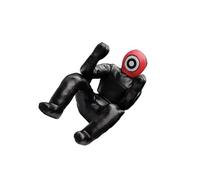 AMSLSIU Multiuse Martial Arts Training Dummy PU Leather Grappling Dummy Enhances Skills And Techniques Making Essential Addition To Any Home Gym Or Dojo Brazilian Jiu Jitsu, Red Face, 165cm