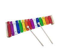 AMSLSIU Musical Toy Hand Percussion Toy With 2 Mallets Excellent Way To Introduce Musical Concepts To Young Learners While Having Fun Professional Xylophone 15 Note Metal