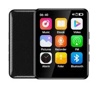 AMSLSIU No Harsh Sounds Fully s-enabled Mp3 Players Easy To Operate Exciting Adventures At Amusement Park Music Player With Bluetooth Portable Music Player, Black, 16GB