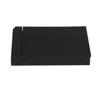 AMSLSIU Optimized Audio With Studio Isolation Pad Small Speakers High Density Foam Effective Sound Dampening For Most Desktops Insulation Studio Foam Prevents Vibrations Pad, Black, 20x30x4.5cm
