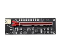 AMSLSIU PCI-E LED Video Card Expansion 8 Solid-state Capacitors 6 Pin 4 Pin Extender Safe Portable Copper Wire Adapter Tool, No.02