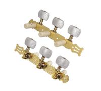 AMSLSIU Pearl White Premium Guitar Tuning Keys Replacement Part for Long-lasting Durability, Type 2