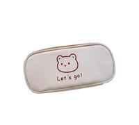 AMSLSIU Pencil Case for Women - Stylish and Functional for All Stationery Needs Cute Pencil Case Large Capacity Cute Design, Little Bear