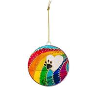 AMSLSIU Pet Memorial Sun Catchers Cute Lovely Balcony Pendants Exquisite Rainbow Hanging Pendant Garden Ornament with Lanyard, Type 1