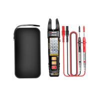 AMSLSIU Pocket Size Digital Clamp Meter Tester DC Voltage Measures Continuity Electric Tool Compact Size Portable For Home Current Resistance Capacitance Temperature Tester