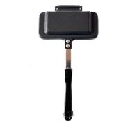 AMSLSIU Portable Cooker Outdoor Clean Pie Cast Iron Hot Maker Cooking Adventures Mountain Iron Must-have Pie Camping Sandwich 1, 3