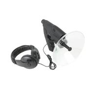 AMSLSIU Portable Directional Microphone With Remote Listening Capability For Bird Watching ABS Parabolic Microphone Monocular