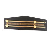 AMSLSIU Portable Keeper Home Supplies Tabletop Games Snooker Scoreboard Components Built To Last Game Setting Shuffleboard Mounted Scoreboard Wood Score Keeper, Black, 43x14cm