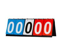 AMSLSIU Portable Sports Scoreboard 4/5/6 Digit Flip Scoreboard Easy To Read Any Game Setting Multifunctional Sports 4/5/6 Digits Flip Score Board Is Various Such As Tennis