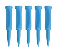 AMSLSIU Practice Golf Tee Holder Backyard Golf Training Offers 5 Durable Plastic Tees Lightweight Tool For Simulator Tees Holder Indoor Mat Tee, blue, 10mm