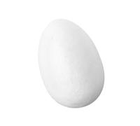 AMSLSIU Premium 115mm Foam Egg Easter Egg Craft in White for Arts and Crafts