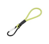 AMSLSIU Premium Outdoor Bungee Cord With Hook Reliable Elastic Rope Functional Camping Tent Hook Mini Short Cords Mini Short Bungee Cords Durable Elastic Tent Cord, Fluorescent Green, 22x3.2cm