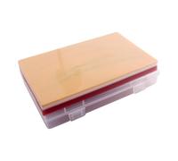 AMSLSIU Premium Reusable Silicone Human Skin Pad for Student Practice Model Suture