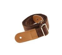 AMSLSIU Premium Ukulele Strap Belt with PU Leather Ends for Ukuele 4 String Guitar Durable and Stylish, Coffee, 75-130cm