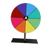 AMSLSIU Prize Turntable Edible Board Game for Party Attractions and Social Experiences At Events Prize Turntable Erasable Reusable Tradeshow Party Parties Tabletop Roulette Wheel