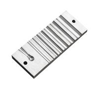 AMSLSIU Professional Jewelry Crafting Swage Block and Bracelet Making Tool High Hardness Blocks for Metal Forming and Creating Bangles Swage Block for Jewelry Making Metalworking, Silver, Style A