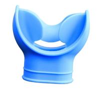 AMSLSIU Professional Scuba Diving Regulator Mouthpiece Silicone Soft Comfortable Durable Practical Replacement Snorkel Equipment Scuba Diving Regulator Mouthpiece Comfort Bite, Blue, 5.12x5.39cm