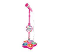 AMSLSIU Promote Creativity With Kids Microphone And Stand Delivering Flashing Stage Lights Enhancing Joyful Singing Experiences For Children Music Sing , Red , 100x21cm