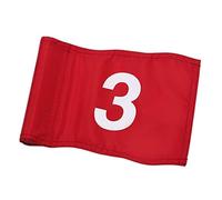 AMSLSIU Putting Green Flag Golf Course Accessories Constructed To Last Through Various Weather Conditions Golf Flag Is Designed To Withstand Various Weather Conditions, Red, No.3