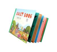 AMSLSIU Quiet Book Early Learning for Children Preschool Kids Entertaining and Skill-building , animal , 28x20.5x1.8CM