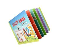 AMSLSIU Quiet Book Early Learning for Children Preschool Kids Entertaining and Skill-building , number , 28x20.5x1.8CM