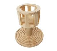 AMSLSIU Rabbit Hay Racks Feeder Outside Cage Accessories Nail Grinding Base Keeping Pets Healthy While Enjoy Food Wooden Rabbit Hay Feeder Bunnies Holder Rack