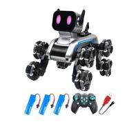 AMSLSIU RC Robotic Dog Remote Control Stunting Toy Engaging Educational Experience For Children Parent Child Interaction Remote Control Interactive Robot Dog Traning Toy