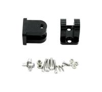 AMSLSIU RC Vehicle With Durable Metal Aluminum Alloy Shock Absorber Mount Bracket Accessories For 1/10 Trucks Front Shock Absorber Damper Rc 1/10 Crawler Accs, Black, 12.5x10mm