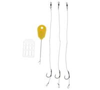AMSLSIU Ready Tied Carp Fishing Rigs High Sensitivity Boilie Bait Stops Quick Rig Changes for Carp Angling and Freshwater Fishing Baiting Needle Boilie Bait Needle